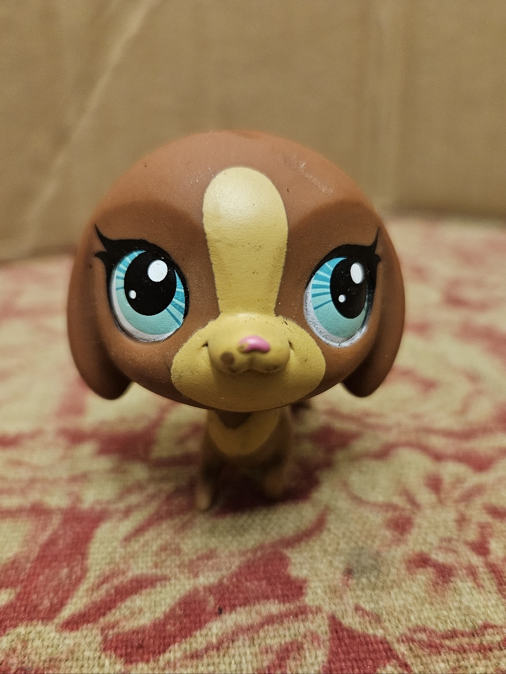 Littlest Pet Shop LPS Figure Loose Toys Brown Dachshund Dog #3297